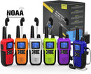 Walkie Talkies Rechargeable for Adults Long Range with Earpiece NOAA Weather Alert, Multi-purpose 2 Way Radio 6 Pack for Team Work Senior Care Kid Adventure Family Camping Hiking Skiing Cruise by TinyTreasures Baby Boutique