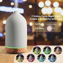 Diffuserlove Ceramic Essential Oil Diffuser for Room, Home, Bedroom - Aromatherapy Air Diffuser With Yellow Wood Pattern Base by TinyTreasures Baby Boutique