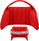 NAPUP Adjustable Carseat Head Support for Sleeping Kids & Toddlers - Safe, Comfortable & Breathable (Red) by TinyTreasures Baby Boutique