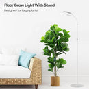 Garpsen Grow Light, Full Spectrum LED Plant Lights with Stand, 3 Color Modes Floor Grow Lamp with Timer 6/12/16H, 5 Dimmable Levels, 67'' Adjustable Height for Indoor Large Plants(White) by GreenHaven Gardens
