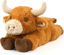 Cuckool Bull Stuffed Animals, Microwavable Stuffed Animals Adorable Fluffy Bull Plush for Warmth & Comfort, Heatable Coolable Lavender Scent Toys, Cute Soft Plushies Gift for Kids Boys Girls & Adults by TinyTreasures Baby Boutique
