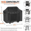 Grill Cover for Outdoor Grill 60 Inch, Waterproof and Fade Resistant BBQ Gas Grill Cover, All Weather Protection Compatible with Weber Char Broil Nexgrill and More Grills by GreenHaven Gardens