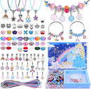 AIPRIDY Charm Bracelet Making Kit,Unicorn Mermaid Crafts Gifts Set Can Inspires Imagination and Creativity,Jewelry Making Kit Perfect Gifts for Girls 5-12 Years Old (104 Pieces) by TinyTreasures Baby Boutique