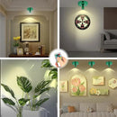 Battery Operated Spotlight, Cordless Plant Tree Spot Lights Indoor, LED Dimmable Accent Up Light, Stick on Display Lighting for Picture Dartboard Painting Artwork Sculpture by CozyNest Decor