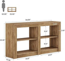 Tribesigns Farmhouse Console Table, Hallway Table for Entryway, Wood Console Behind Couch for Living Room, Hallway, Foyer, Oak by CozyNest Decor