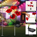 Solar Butterfly Rose Garden Lights Outdoor Waterproof Decorative Flower Garden Decor Yard Patio Lawn Outdoor, Gifts for Mother's Day3 Pack Gifts for Women (Butterfly Rose) by GreenHaven Gardens
