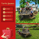 Sunthus Garden Gnome Turtle Statues Yard Art Resin Figurine Decorations Outdoor Garden Décor by CozyNest Decor
