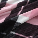 MERRYLIFE Pink Plaid Throw Blanket Decorative Fleece Throw | Ultra-Plush Colorful | Couch Blanket Travel Lap | Home Gift Use(50" 60",Pink Plaid) by CozyNest Decor