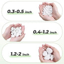 SIDONG 5 LB White River Rocks, 0.3-0.5 Inches Matte Pebbles for Indoor Plants, Aquarium Rocks Used in Fish Tank, Decorative Stones for Plants, Vases, Home Décor, Crafting, Garden Landscaping by GreenHaven Gardens