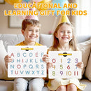 GAMENOTE Double Sided Magnetic Letter & Number Board Set - Alphabet & Numbers Tracing Board for Toddlers, ABC Uppercase & Lowercase Practicing, Math Learning, Educational Toys for Kids by TinyTreasures Baby Boutique