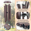 Personalized Sympathy Wind Chimes, Sympathy Gifts for Loss of Mom, Windchimes in Memory of a Loved One, Commemorative Sympathy Bereavement Gifts for Condolences/Funeral (36 inch) by CozyNest Decor