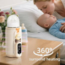 Portable Bottle Warmer for Breastmilk & Formula, Baby Rapid Milk Warmer, Accurate Temperature Control, Retain Nutrients Baby Essentials for Home and Outing(with Charger) by TinyTreasures Baby Boutique
