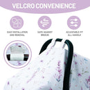 80S Muslin Car Seat Cover for Babies - Soft & Breathable Infant Carrier Canopy, Lightweight Sunshade for Summer, Universal Fit for Baby Boys & Girls by TinyTreasures Baby Boutique