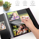 Zesthouse Photo Album Self Adhesive Pages, 60 Pages Magnetic Scrapbook Albums with Sticky Page,Photos Album Holds 8x10 & 5X7 & 4x6 & 6x8 & 3x5, Large Picture Book Ideal for Family,Wedding,Baby by TinyTreasures Baby Boutique