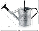Galvanized Watering Can for Outdoor Indoor Plants, 1 Gallon Decorative Countryside Style Water Can with Removable Spout, Perfect Metal Watering Can for Indoor Plants and Garden Flower by GreenHaven Gardens