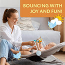 IMPRESA Wooden Baby Arch Toy Attachment Compatible with Baby Bjorn Bouncer, Bird Design to Stimulate Motor Skills, Durable Wooden Toy Bar, Easy to Use Bouncer Accessories by TinyTreasures Baby Boutique
