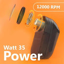 Pionix Extra Power Fabric Shaver - 35W Electric Lint Remover for Clothes/Upholstery/Furniture/Couch - Speed of 12000 RPM - Heavy Duty Sweater Shavers to Remove Pilling - Large Fuzz Remover by CozyNest Decor