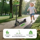 Foldable Children's Electric Scooter (Ages 6-14) - Top Speed 16 km/h, Maximum Range 8 km, 7-inch Illuminated Front Wheel, 6-inch Solid Rear Wheel by TinyTreasures Baby Boutique