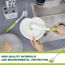Hsei 20 Pcs Light Green Kitchen Scrub Dish Brush Bulk with 11 Inch Anti Slip Handle Cleaning Dish Scrubber with Stiff Bristles Washing Scrub Brushes for Housekeeping for Pots and Pans, Kitchen Sink by CozyNest Decor