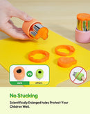 Kids Kitchen Knife Set, 11 Pcs Montessori Kitchen Tools for Toddlers' Real Cooking, Include Kid Knives, Crinkle Cutter, Sandwich Cutters, Peeler, Cutting Board for Birthday by TinyTreasures Baby Boutique