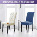 Joccun Chair Covers for Dining Room Set of 6, Dining Chair Slipcovers Stretch Dining Room Chair Covers Seat Protector,Washable Parsons Chair Cover for Home,Banquet(Riverside,6 Pack) by CozyNest Decor