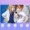 【2025 Newest】 Mini Karaoke Machine for Kids Girls & Boys - Portable Bluetooth Speaker with 2 Wireless Microphones - Kids Birthday Gifts for Ages 4-10 - Kids' Instrument Accessories - Beige by TinyTreasures Baby Boutique