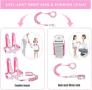 Toddler Leash -Anti Lost Wrist Link for Toddlers -Toddler Harness with Lock for Kids,Baby Leash,Leash for Toddlers,Wrist Leashes,Child Leashes for Toddlers,Upgrade with Reflective Tape Liner for Kids by TinyTreasures Baby Boutique