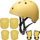 Kids Bike Skateboard Helmet Pad Set,Toddler Cyling Protective Gear Knee & Elbow Pads Wrist Guards for 5-8-10-12-14-16 Years Girls Boys Bicycle Scooter Roller Skate Inline Skating Rollerblading by TinyTreasures Baby Boutique