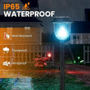 AOSEA 2 Pack Solar Pathway Lights Outdoor Waterproof - Auto RGB Color Changing Solar Lights, IP65, 12H Bright, Durable Plastic - Perfect for Garden & Walkway by CozyNest Decor