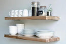 Urban Legacy Deep Floating Shelves | Wormy Maple with Furniture Grade Clear Coat | Low Profile Brackets | Set of 2 (36" x 11" x 2") by CozyNest Decor