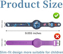 R-fun Waterproof Air Tag Bracelets [2 Pack] Compatible with Apple Air Tag Finders with Cartoon Pattern,Anti Lost GPS Item Finders Case Cover,Gray Car/Blue Shark by TinyTreasures Baby Boutique