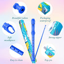 Soprano Recorder Instrument for Kids Beginners Student German Fingering C Key Recorder Instrument 3 Piece with Cleaning Rod and Bag Fingering Chart(Blue) by TinyTreasures Baby Boutique
