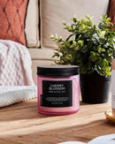 M&SENSE Cherry Blossom Scented Spring Candle, 70 Hours Long Lasting Soy Wax 11.6oz Stress Relief Aromatherapy Candles, Romantic Gifts for Women, Glass Jar for Bedroom Decor by CozyNest Decor