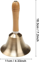 Super Loud Solid Brass Hand Call Bell by TinyTreasures Baby Boutique