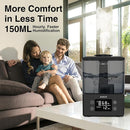 Air Humidifiers for Bedroom and Baby, Home & Plants - KUICH 2.4L Cool Mist Humidifiers for Nursery, 26db Quiet Top Fill Air Humidifier Lasts Up to 30 Hours, Auto Shut-Off, Easy to Fill and Clean,Black by TinyTreasures Baby Boutique