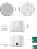 White Noise Machine, Conor High Fidelity Sound Machine for Sleeping, Baby, Office Privacy - with 24 Unique Fan & White Noise Sounds, Sleep Timer, 2 USB Charge Port by TinyTreasures Baby Boutique