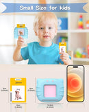 510 Words Spanish Flash Cards for Kids, Autism Toys for Toddlers 2-3 Years Old, Speech Therapy Toys, Educational Learning Flash Cards for Boys and Girls Blue(Spanish/English/Bilingual) by TinyTreasures Baby Boutique