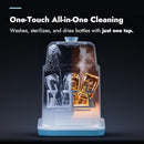 Papablic Bottle Washer Pro, Bottle Washer & Sterilizer & Dryer, 4-in-1 Bottle Washer Sanitizer for Bottles, Pump Parts, & Baby Essentials - Quick & Clean with 60 Detergent Tablets by TinyTreasures Baby Boutique