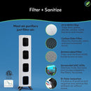 Air Oasis iAdapt 2.0 H13 HEPA Filter Air Purifier | Reduces Up To 99% of Viruses, Mold, Dust, Smoke, Pollen & Odors | Whisper Quiet Operation |WiFi Compatible | 5,474 Sq Ft of Clean Air by TinyTreasures Baby Boutique