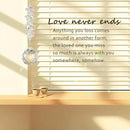 Sympathy Gifts for Loss of Loved One, Unique Memorial Gifts, Bereavement Gift Ideas for Loss of Mom Dad Son, Sun Catchers Indoor Window, Christmas Decor, 40mm Crystal Ball Sun Catcher by GreenHaven Gardens