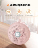Dreamegg Sound Machine - Portable Sound Machine for Baby Adult, Features Powerful Battery, 21 Soothing Sound, Noise Canceling for Office & Sleeping, Sound Therapy for Home, Travel, Gift by TinyTreasures Baby Boutique
