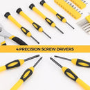 WGGE 39-Piece Home Tool Set/Hand Tool Set – Durable Household Hand Tool Kit with Hammer, Screwdrivers, Pliers, Wrench, Hex Keys & More – Compact Storage Case for Home Repairs, DIY & Maintenance by GreenHaven Gardens