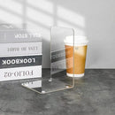 Lulonpon 2 Pieces Book Ends, Bookend, Books Ends for Shelves, Books Ends for Heavy Books, Clear Bookends, Acrylic Bookends for School, Library,Desktop Organizer and Book Shelves by CozyNest Decor