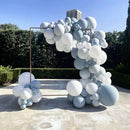 130pcs Gray Balloons Different Sizes 18" 12" 10" 5" Pastel Gray Balloons for Boys Girls Birthday Baby Shower Gender Reveal Wedding Decorations by CozyNest Decor
