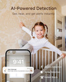 ARENTI WiFi Baby Monitor, 5-inch Wireless Display, 1080p PTZ Camera, Free Smartphone App, Encrypted Connection, Lullaby, Super Night Vision, Auto Tracking, Temp Sensor, Support Local Storage(B2 Kit) by TinyTreasures Baby Boutique