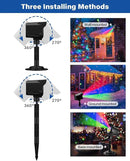 Laser Christmas Projector Lights Outdoor, Christmas Decorations Stars Light Show, Efficient Heat Dissipation, Waterproof, Holiday Projector Decorations for House/Garden/Party/Wedding (Black) by GreenHaven Gardens