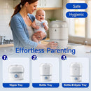 Snow Bear Baby Bottle Sterilizer and Dryer, 6-in-1 Electric Steam Bottle Sterilizer for Baby Bottle & Pacifiers, Breast Pump Parts, Large Capacity 13 Bottles, Fast Drying, Easy to Clean by TinyTreasures Baby Boutique