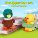 ekaus Crochet Kit for Beginners, Crochet Kit with Step-by-Step Video Tutorials, Crochet DIY Knitting Supplies for Adults Kids, Crochet Ducks(45%+ Yarn) by TinyTreasures Baby Boutique