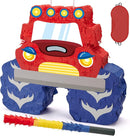 WERNNSAI Truck Piñata - Monster Truck Piñata Bundle with Blindfold and Bat for Boys Kids Piñata Theme Party Decoration Supplies Cool Car Piñata for Birthday Party Carnival Celebration Game by TinyTreasures Baby Boutique