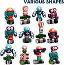 TEMI Magnets Robot Toy for 3 4 5 6 7 Year Old Boys - Transform Toys Planet Magnet Building Toys Stacking for Toddler, Learning Educational Christmas and Birthday Gifts for Kids Ages 3-7 by TinyTreasures Baby Boutique